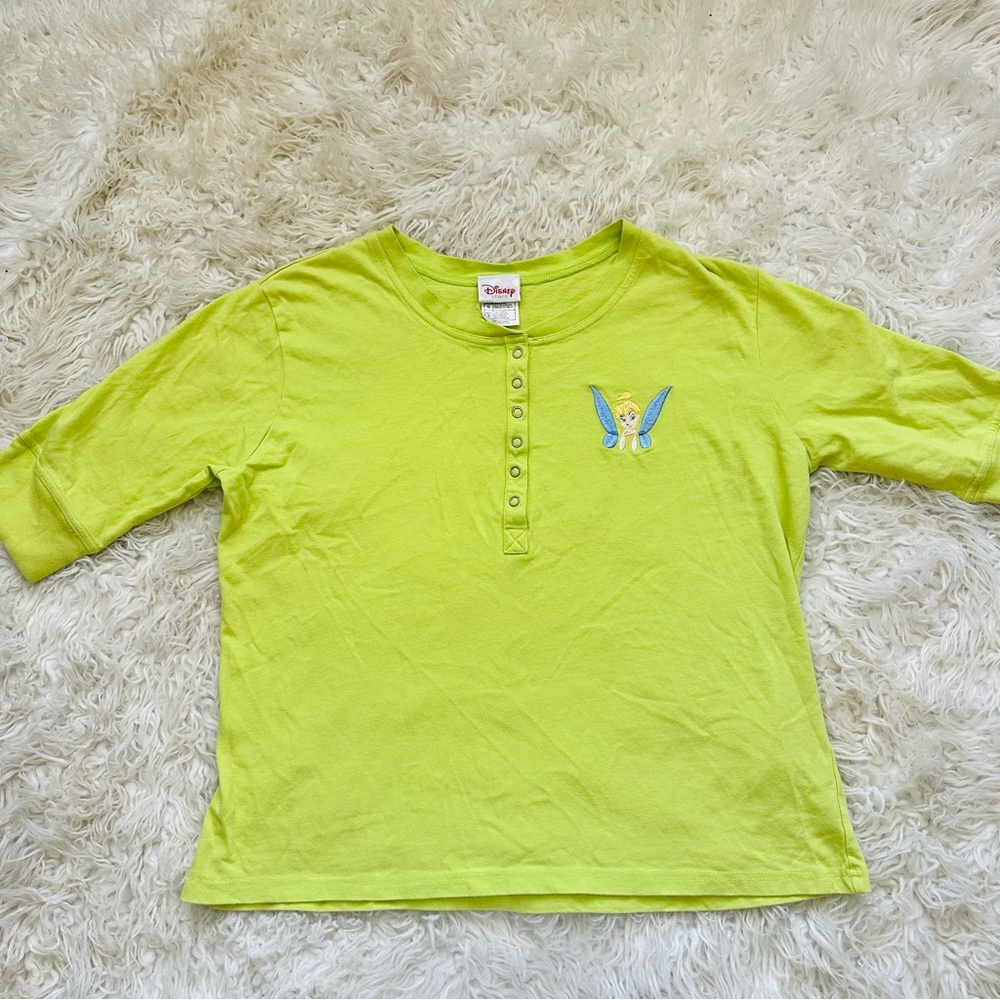 Vintage Disney tinkerbell embroidered top